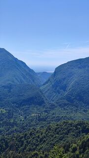 Photo de Ivana Kostic le long du parcours