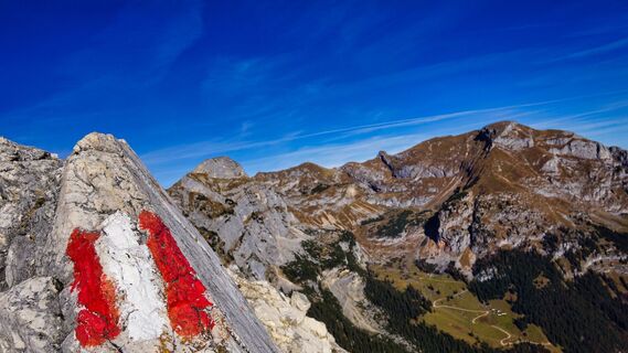Ausblick am Ebner Joch in Richtung Rofangebirge