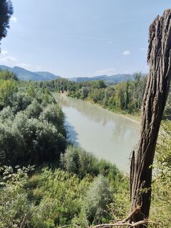 Foto von Lorenzo Martinelli entlang der Tour