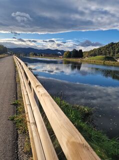 Photo de Ilse Pregartner le long du parcours