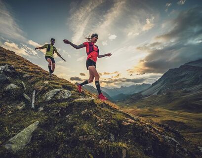 Trailrunning im Prättigau nähe Golrosa