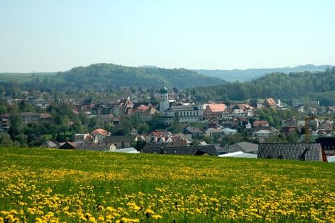 Blick von der Nellenburg auf Stockach