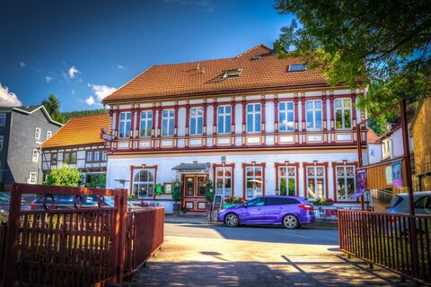 Blick vom Biergarten - Brauhaus Friedrichroda