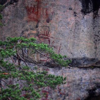 Die Felsmalereien von Astuvansalmi sind etwa 5000 Jahre alt