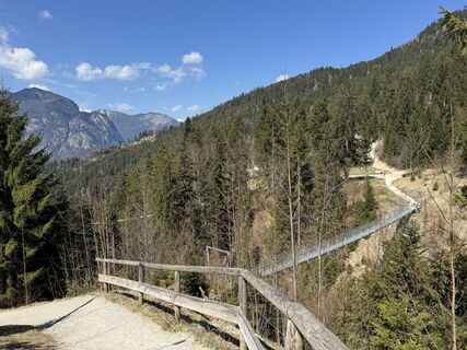 Foto von Denise Miller entlang der Tour