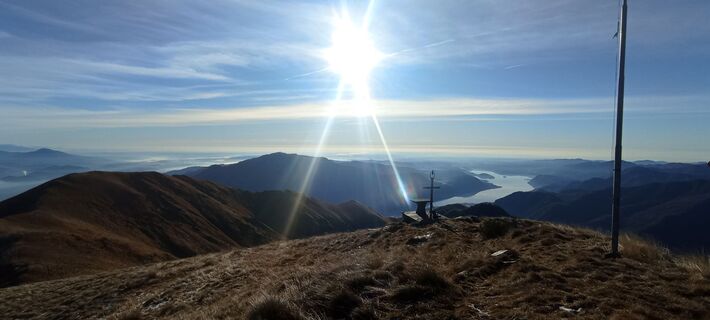 Zdjęcie z Paolo Piralla wzdłuż trasy