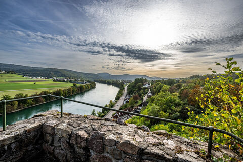 Blick von der Burgruine Hauenstein