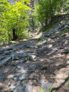 Foto von Wolfgang Hanser entlang der Tour