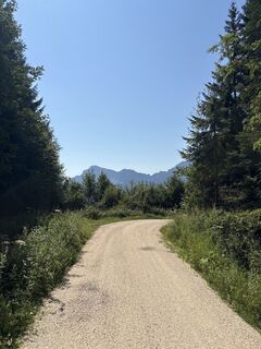 Foto von Heinz Sperl entlang der Tour