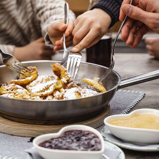 Als Belohnung wartet der Kaiserschmarren