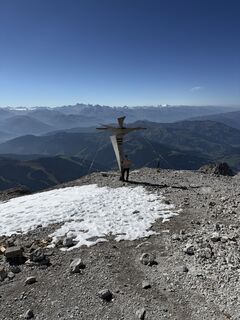 Photo de Christian Blaas le long du parcours