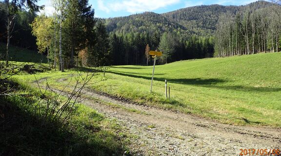 Aufstieg zur Luckerten Wand