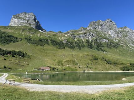 Photo de Heinz Weber le long du parcours