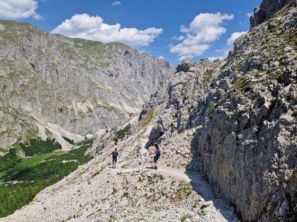 Foto von Peter Mandl entlang der Tour