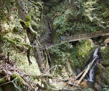Wandern in der Lotenbachklamm