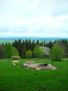Grillplatz mit Aussicht.