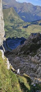 Photo de Michele Goffi le long du parcours