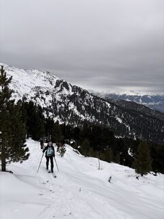 Photo de Helmut Schuchter le long du parcours
