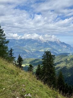 Photo de Barbara Schober le long du parcours