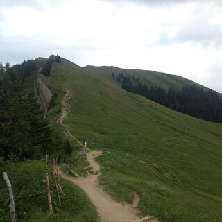 Brunnenauscharte mit Blick zum Gelchenwanger Grat
