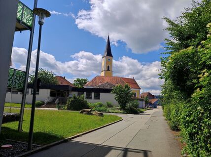 Zdjęcie z Peter Bauridl wzdłuż trasy