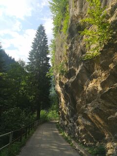 Foto von Christiane Tillian entlang der Tour