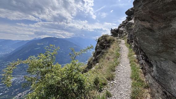 Foto von Eva Theiß entlang der Tour