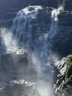 Fotografia z Leo Schmit na trase