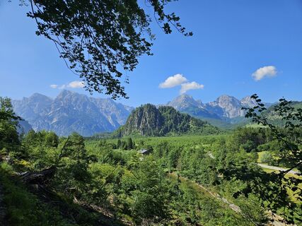Foto von Sylvia Hann entlang der Tour