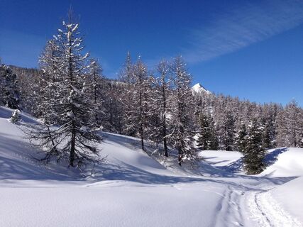 Winterwanderung am Lago Nero