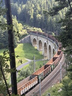 Foto de Johann Rameder a lo largo del recorrido