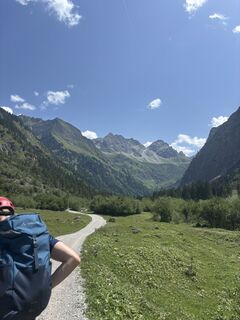Foto von Lara Gerstberger entlang der Tour