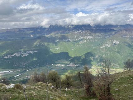 Foto von Luciano Cantiello entlang der Tour