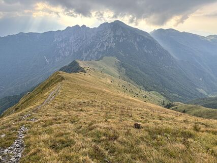 Foto de Angelo Austoni a lo largo del recorrido
