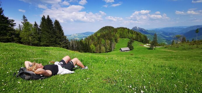 Zdjęcie z Klaus Lehner wzdłuż trasy
