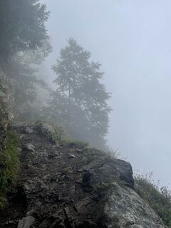 Foto von Silke entlang der Tour