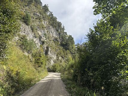 Photo de Matthias Opbacher le long du parcours