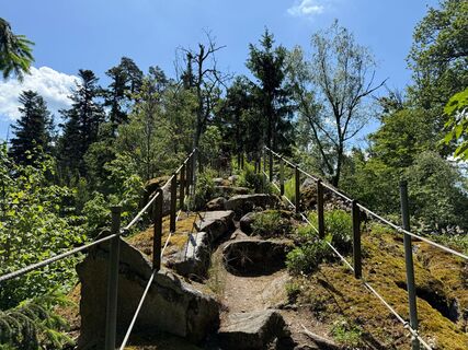 Foto de Norbert Herbig a lo largo del recorrido