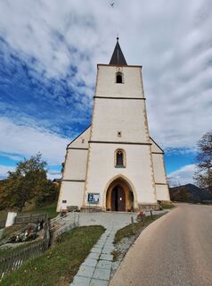 Photo de Isabella Peinsold-Klammer le long du parcours