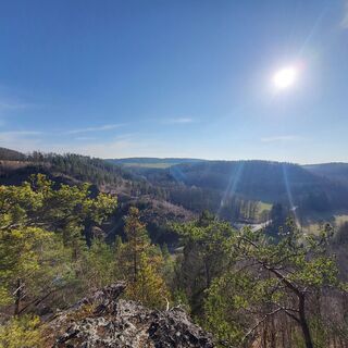 Ausblick von den Köhlerspitzen Netzschkau