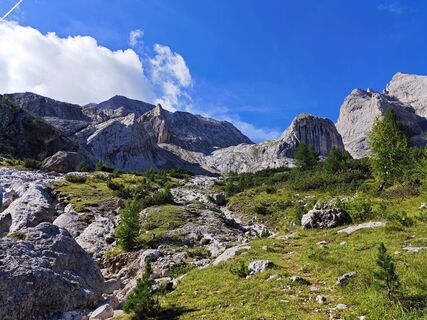 Photo de Lodovica Vecchi le long du parcours