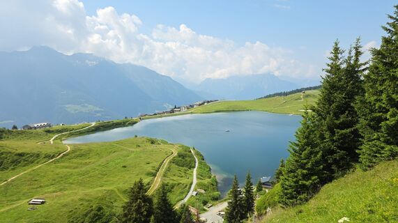 Fotografia z André Moergeli na trase