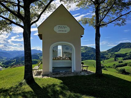 Foto von Elisabeth Zednik entlang der Tour