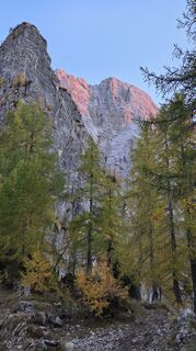 Photo de Klementina Gartner le long du parcours