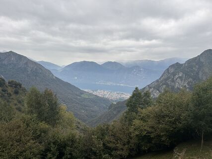 Foto von Riccardo Calvi entlang der Tour