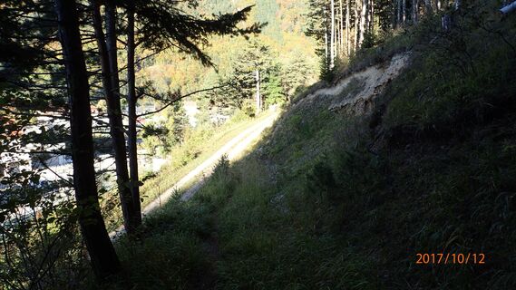 Aufstieg auf dem Mittagstein