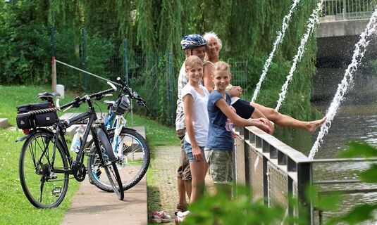 Pause am Kocher in Künzelsau