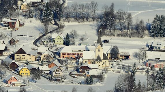 Ludmannsdorf im Winter