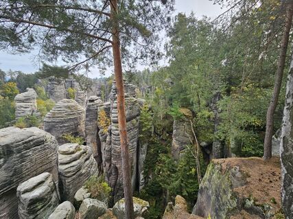 Zdjęcie z Hütterl wzdłuż trasy