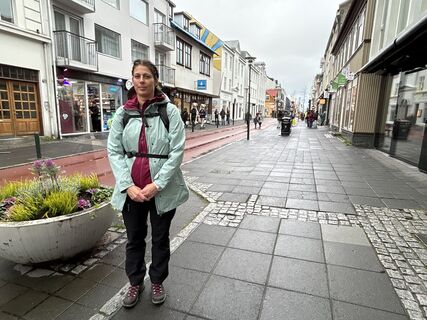 Foto de Csaba Kecskés a lo largo del recorrido